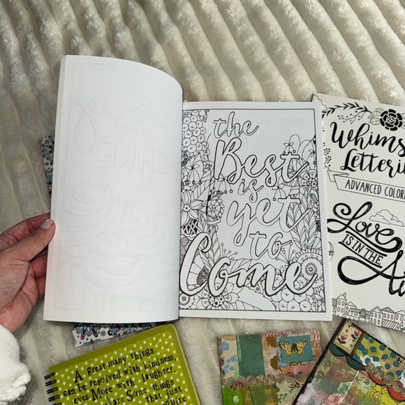 Colorful Assorted Notebooks and Coloring Books - Picture 3 of 5